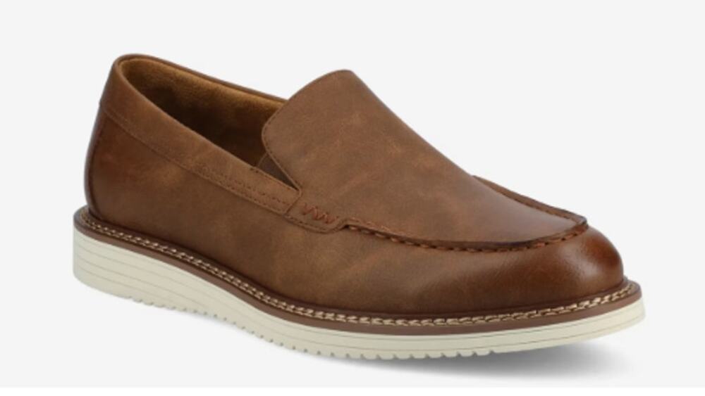 Vance ONEAL-WD Shoes Men's Size 12 WD Walnut Brown Slip On Loafers Casual New BX